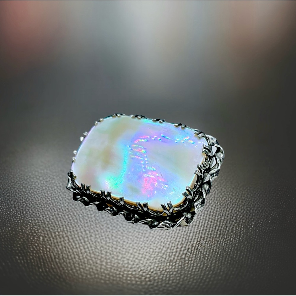 🌺Vintage Art Nouveau MOP Brooch - Picture 10 of 10